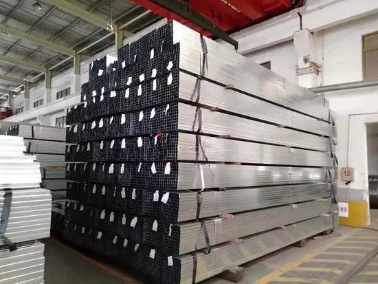 Venda direta da fábrica de aço pré-galvanizado Gp seção oca Gi Pipe Square